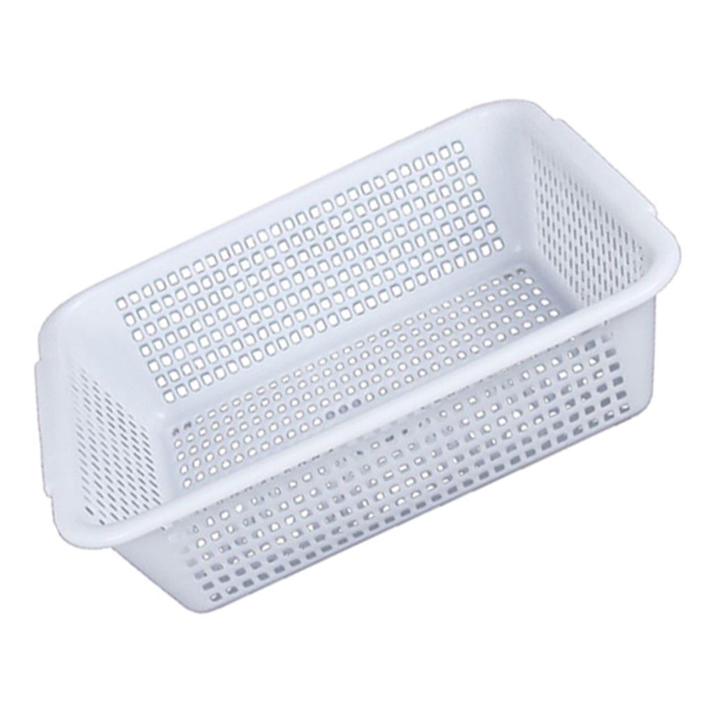 Household Storage Basket Rectangle Food Fruit Stainer Draining Bowl Colander L