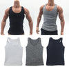 1pc 1/6 Men Sports Vest Soldier Clothing for HT Toys Accessories Parts white