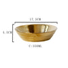 1 Pc Exquisite Stylish Gold-plated Ceramic Tableware Dish Plate 17.5x4.5cm