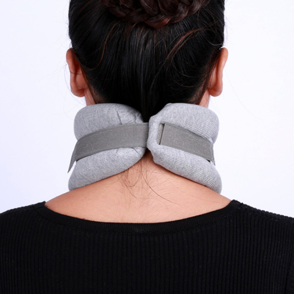 Cervical Collar Foam Neck Brace Belt Support Shoulder Relax PainRelief Gray