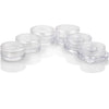 50 Pieces Plastic Cosmetic Pot Jars Lotion Cream Sample Empty Container 2g