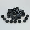 50 Pieces 3g Plastic Pot Jars Lotion Cream Sample Empty Container Black