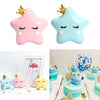 Resin Cartoon Cake Decorate Star Shaped for Birthday Wedding Parties Pink