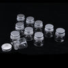 10x High Borosilicate Sample Vials Clear Glass Bottles wit Aluminum Cap 20ml