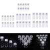 10x High Borosilicate Sample Vials Clear Glass Bottles wit Aluminum Cap 20ml