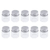 10x High Borosilicate Sample Vials Clear Glass Bottles wit Aluminum Cap 20ml