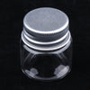 10x High Borosilicate Sample Vials Clear Glass Bottles wit Aluminum Cap 20ml