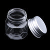 10x High Borosilicate Sample Vials Clear Glass Bottles wit Aluminum Cap 20ml