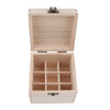 9 Grids 10ml Wooden Essential Oil Storage Box Aromatherapy Organizer Case