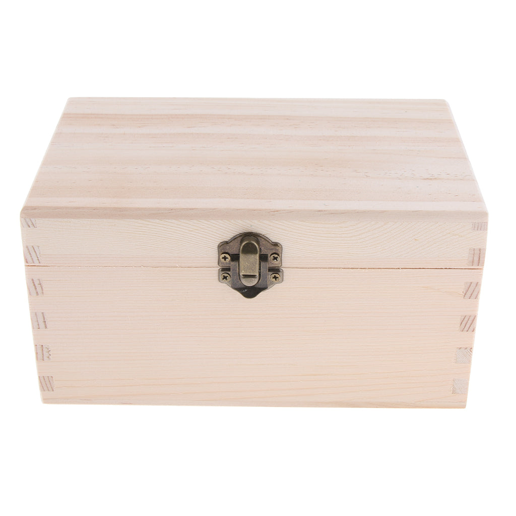 Natural Wood Essential Oils Storage Box Display Carry Case Holder 15 Slots