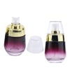 2Pcs 30ML Glass Perfume Bottle Pump Sprayer Makeup Vials Gold Pump