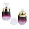 2Pcs 30ML Glass Perfume Bottle Pump Sprayer Makeup Vials Gold Pump