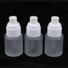 3 Piece 20ml Frosting Glass Refillable Empty Pump Spray Bottle 02 Golden Cap