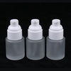 3 Piece 20ml Frosting Glass Refillable Empty Pump Spray Bottle 01 Golden Cap