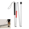 48.8 inch Long Aluminum Folding Blind Cane Walking Sticks for Blind People