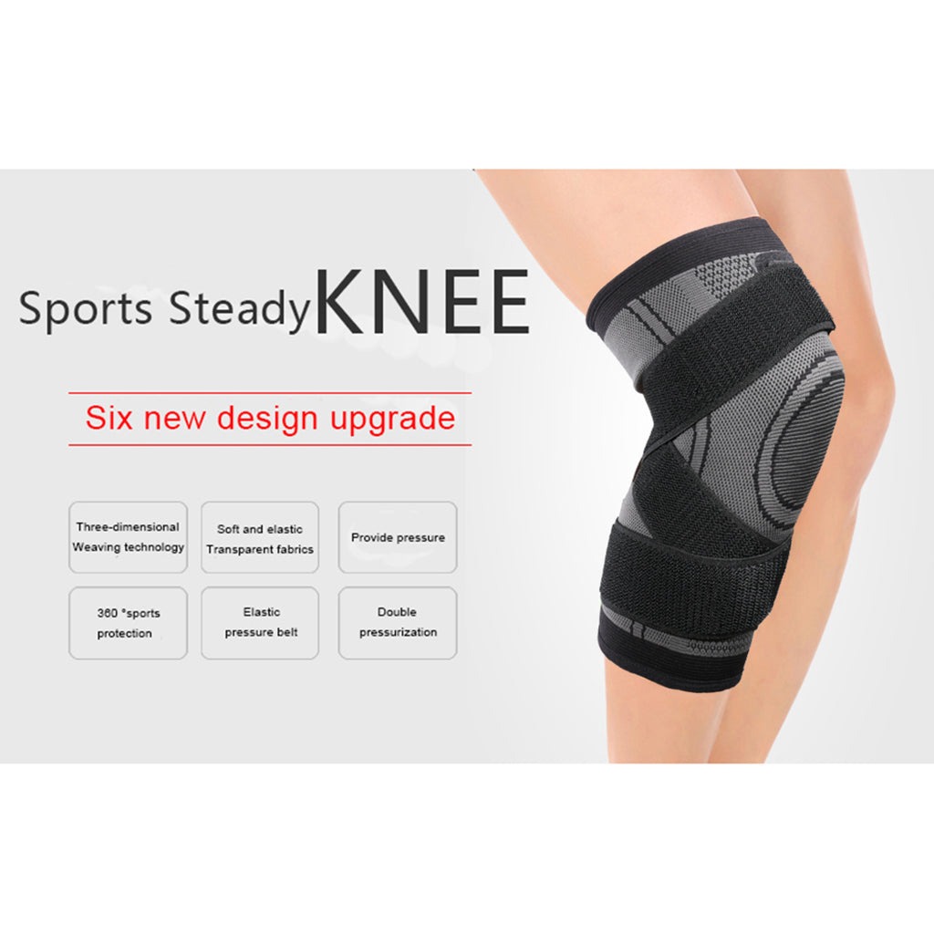 Knee Compression Sleeve support brace for Joint Pain Arthritis Relief  3XL