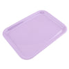 Melamine Hotel Serving Tray Dishes Cup Glass Cake Rectangular Tray Purple XL