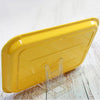 Melamine Hotel Serving Tray Dishes Cup Glass Cake Rectangular Tray Yellow XL