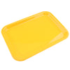 Melamine Hotel Serving Tray Dishes Cup Glass Cake Rectangular Tray Yellow XL