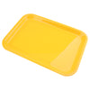 Melamine Hotel Serving Tray Dishes Cup Glass Cake Rectangular Tray Yellow XL