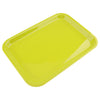 Melamine Hotel Serving Tray Dishes Cup Glass Cake Rectangular Tray Green M