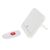 White Portable Wireless Caregiver Pager Alert with Call Button Kit EU Plug