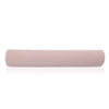 Soft Portable Round Memory Foam Pillow Back Cushion Office Use Light Pink