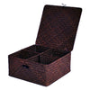 Rectangular Woven Basket Seagrass Decorative Storage Box Organizer Coffee