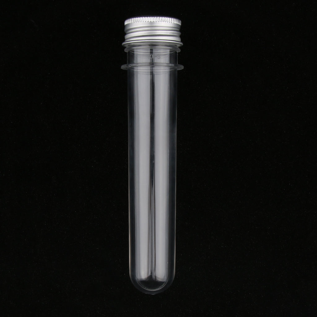 12Piece Plastic Test Tubes With Caps Candy Cookie Bath Salt Tubes Vials 40ml