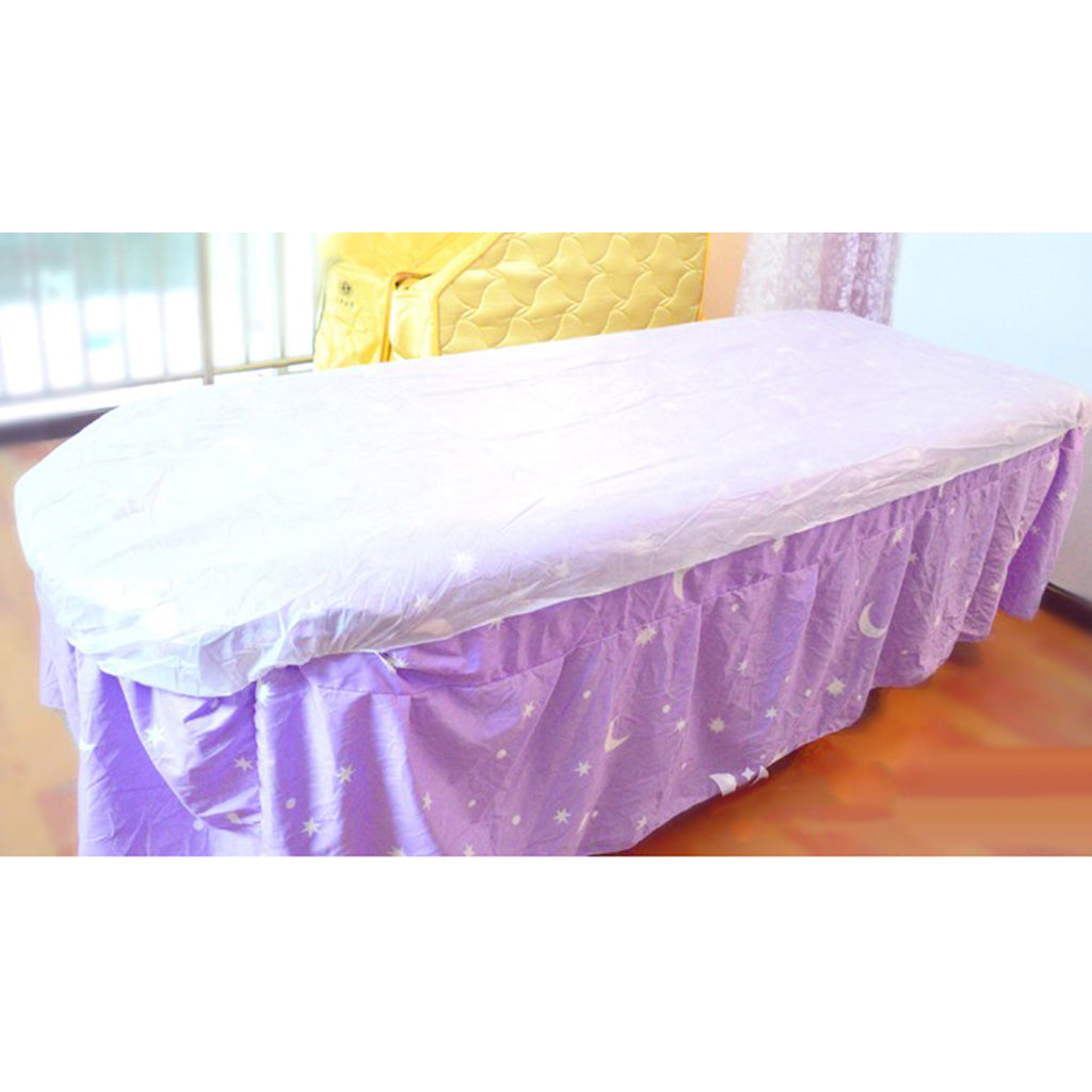 10 Piece Non-woven Disposable Massage Table Sheet Bed Cover Waterproof White