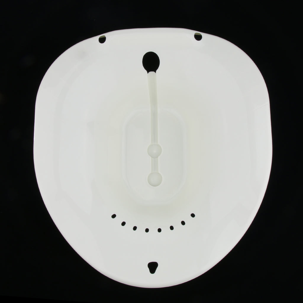 Toilet Sitz Bath Tub Hip Basin for Pregnant Women Hemorrhoids Patient White