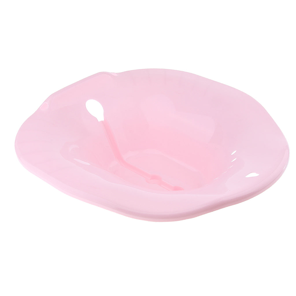 Toilet Sitz Bath Tub Hip Basin for Pregnant Women Hemorrhoids Patient Pink