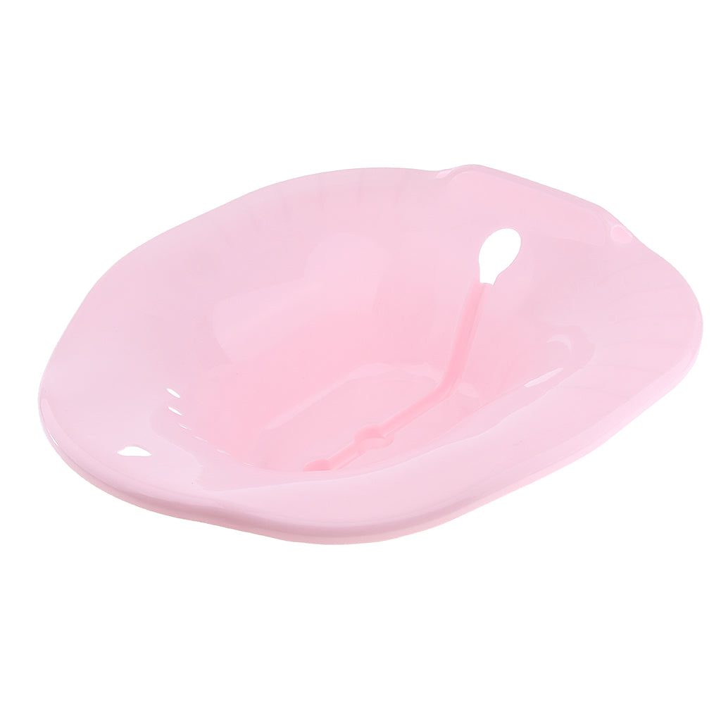 Toilet Sitz Bath Tub Hip Basin for Pregnant Women Hemorrhoids Patient Pink