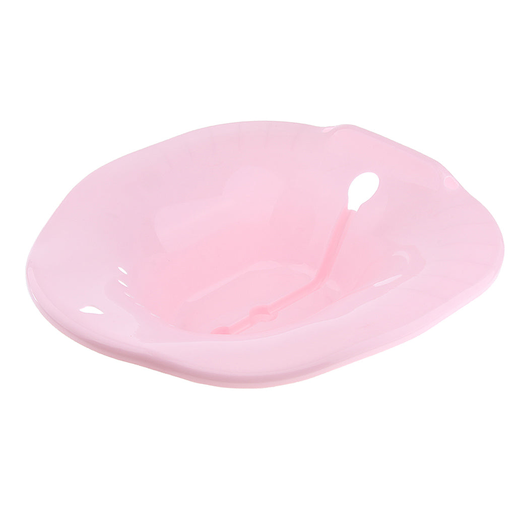 Toilet Sitz Bath Tub Hip Basin for Pregnant Women Hemorrhoids Patient Pink