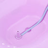 Toilet Sitz Bath Tub Hip Basin with Flusher for Pregnant Hemorrhoids Purple