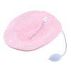 Toilet Sitz Bath Tub Hip Basin with Flusher for Pregnant Hemorrhoids Pink