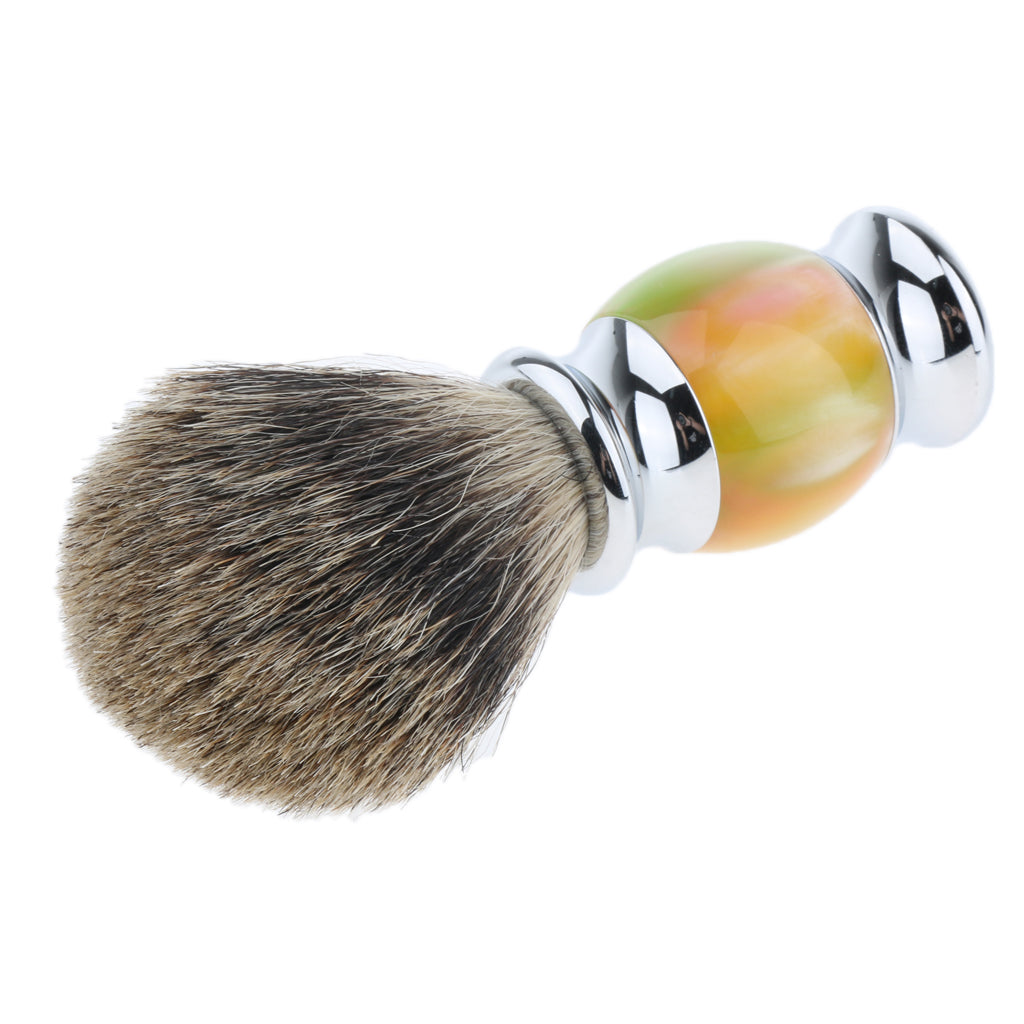 Wooden Handle Men's Mustache Shaving Brush Grooming Tool for Barber Salon 01