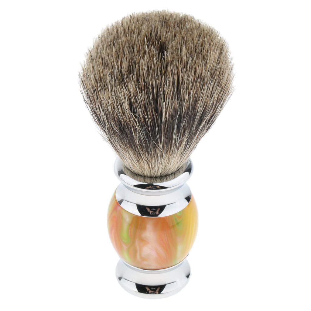 Wooden Handle Men's Mustache Shaving Brush Grooming Tool for Barber Salon 01