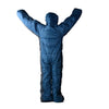 Adult Full Body Wearable Sleeping Bag with zippers for Outdoor Travel  M