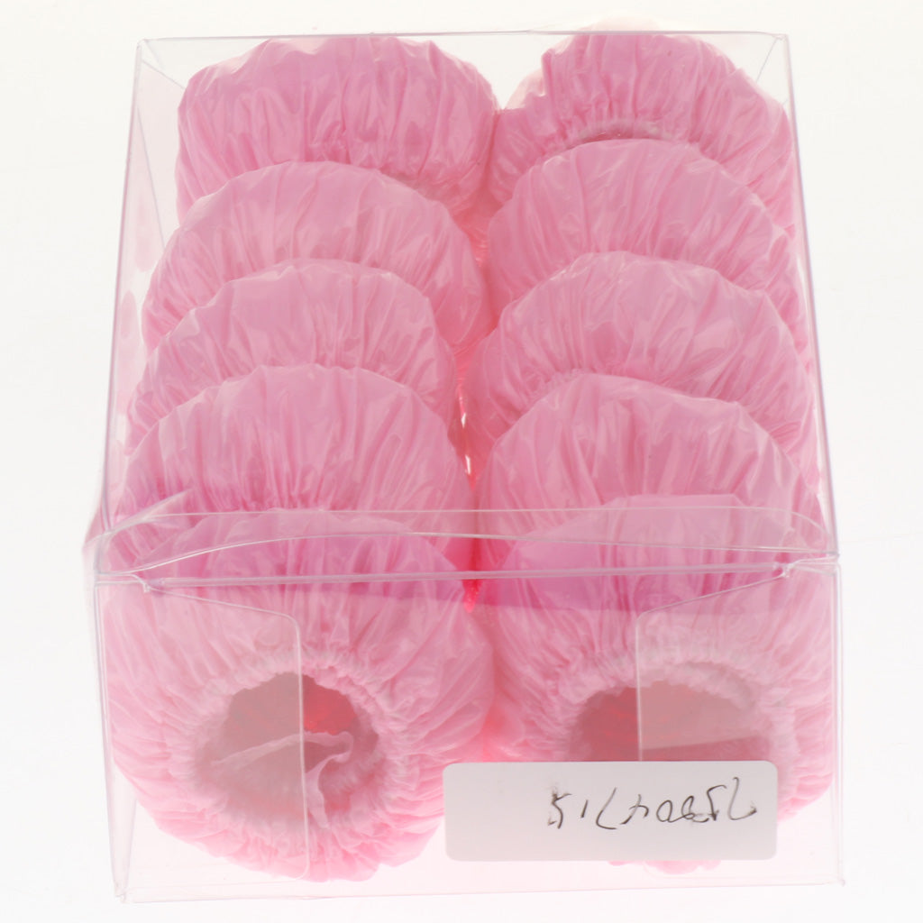 100 Pieces Disposable Kids Baby Bath Ear Protectors Covers Earmuffs Pink