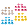 100 Pieces Disposable Kids Baby Bath Ear Protectors Covers Earmuffs Clear