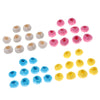 100 Pieces Disposable Kids Baby Bath Ear Protectors Covers Earmuffs Clear