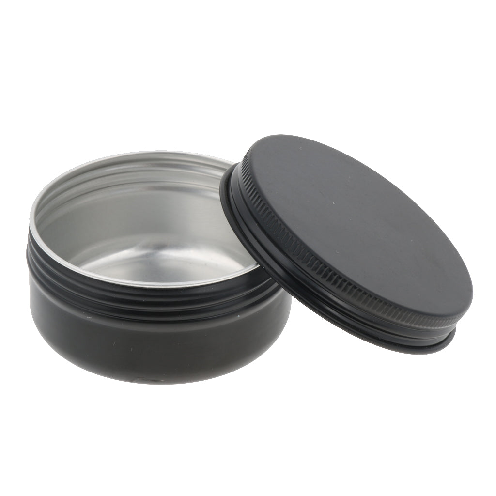 10Pieces Empty Metal Cosmetic Containers Travel Tins Makeup Sample Jars  50g