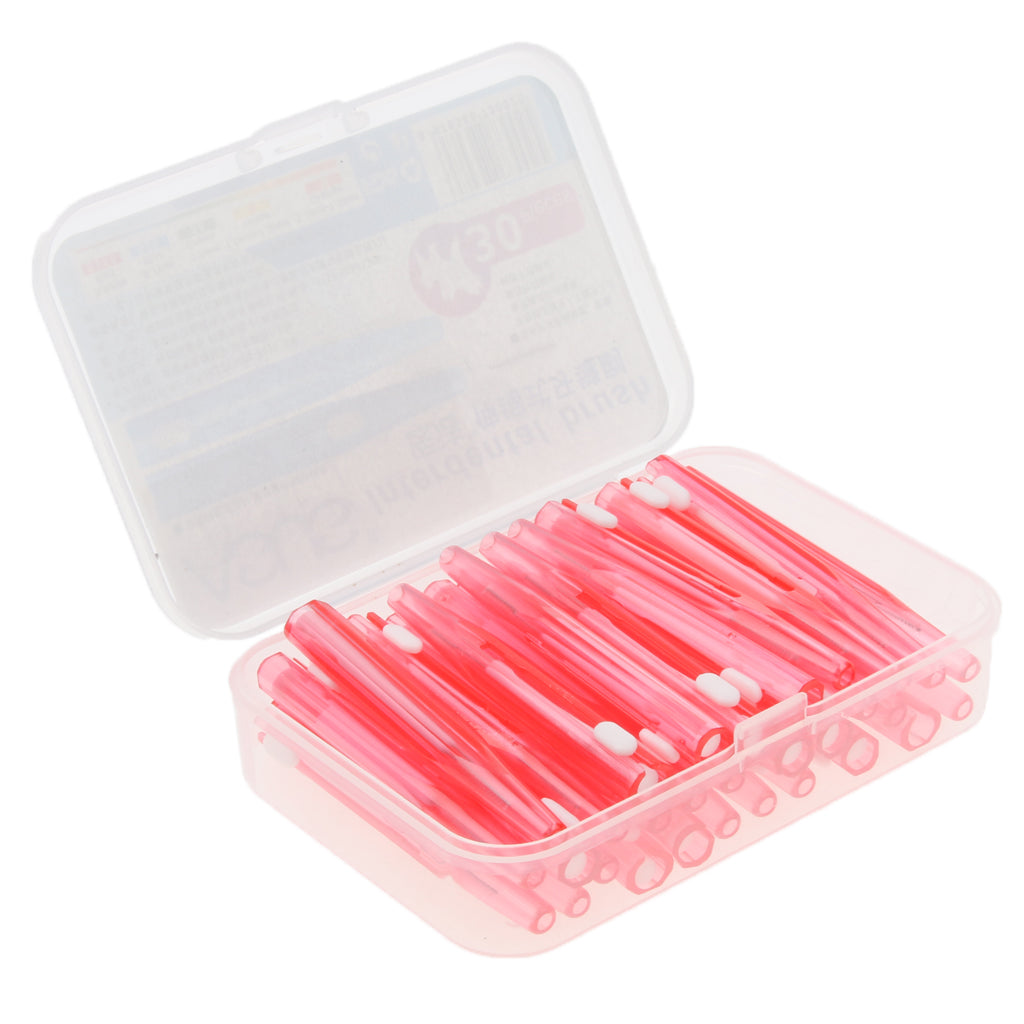 Dental Care Tooth Pick Intertooth Brush Toothbrush Gap Brush Toothpick Red