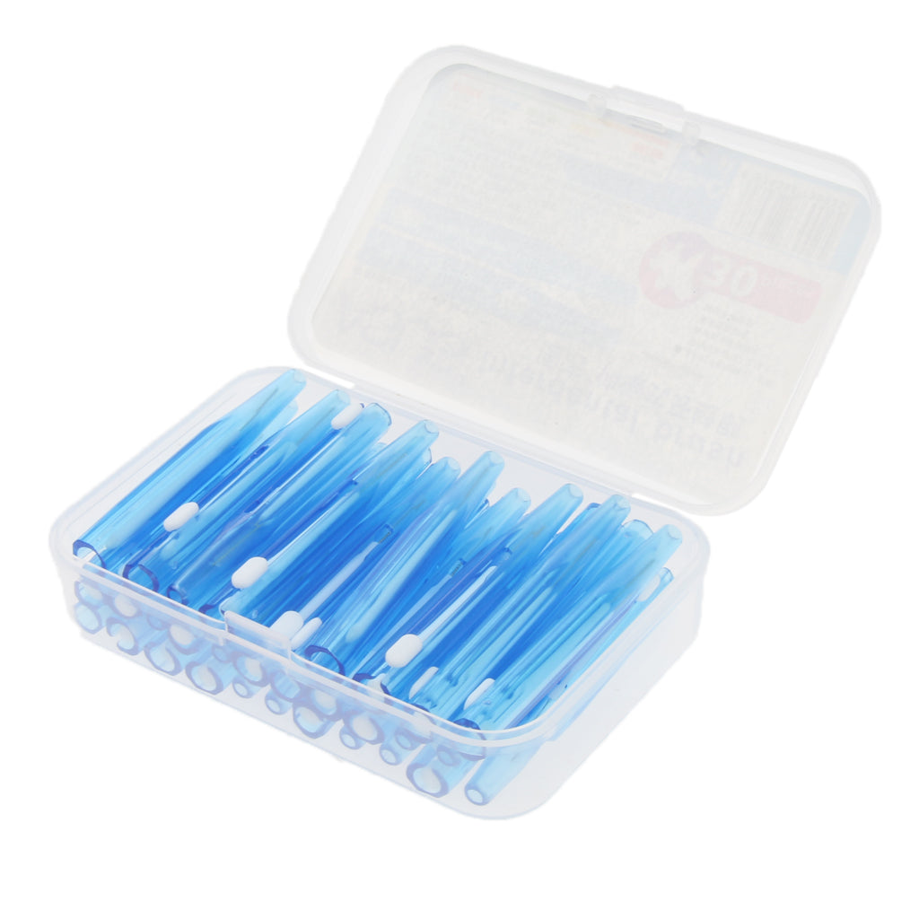 Dental Care Tooth Pick Intertooth Brush Toothbrush Gap Brush Toothpick Blue