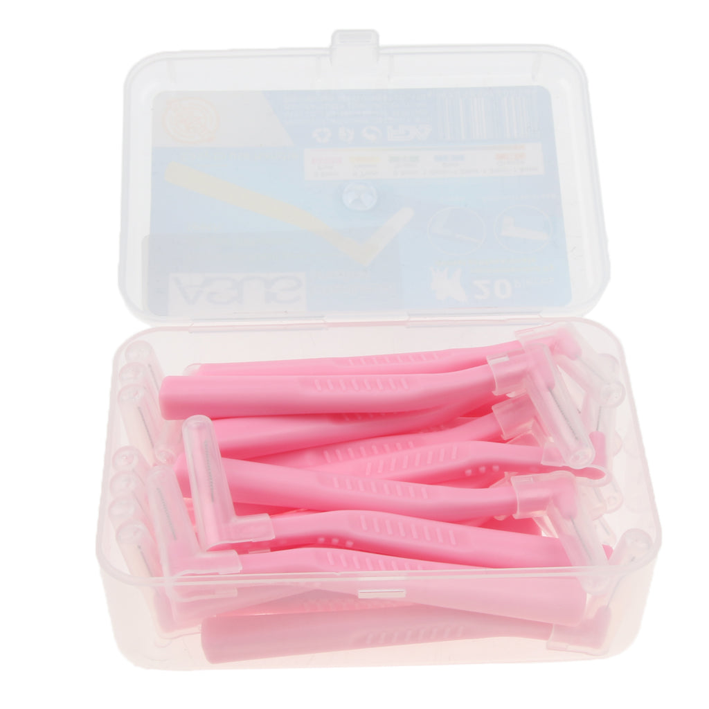 20 Pieces Interdental Brush Toothpick Floss Teeth Cleaner Oral Care Pink