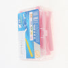 20 Pieces Interdental Brush Toothpick Floss Teeth Cleaner Oral Care Pink