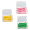 20 Pieces Interdental Brush Toothpick Floss Teeth Cleaner Oral Care Pink