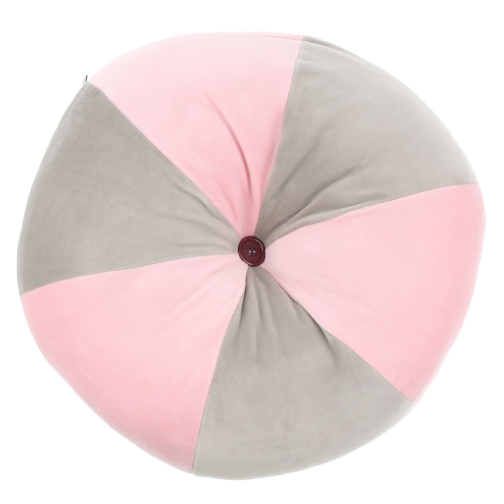 Soft Seat Cushion Pillow Reduce Pressure on Back Tailbone  Pink Light Gray