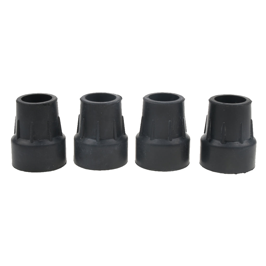 4pcs 25mm Rubber Trekking Pole Cap Walking Stick Ferrule Non-slip Foot Cover